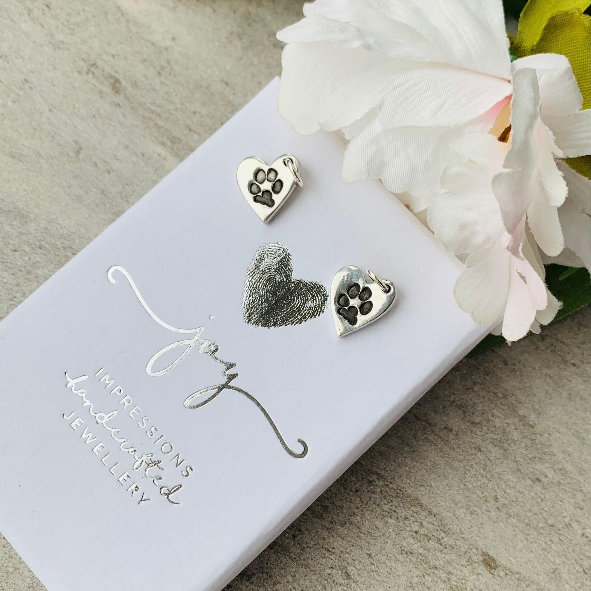 Pet Print Sterling Silver Charms by Joy Impressions